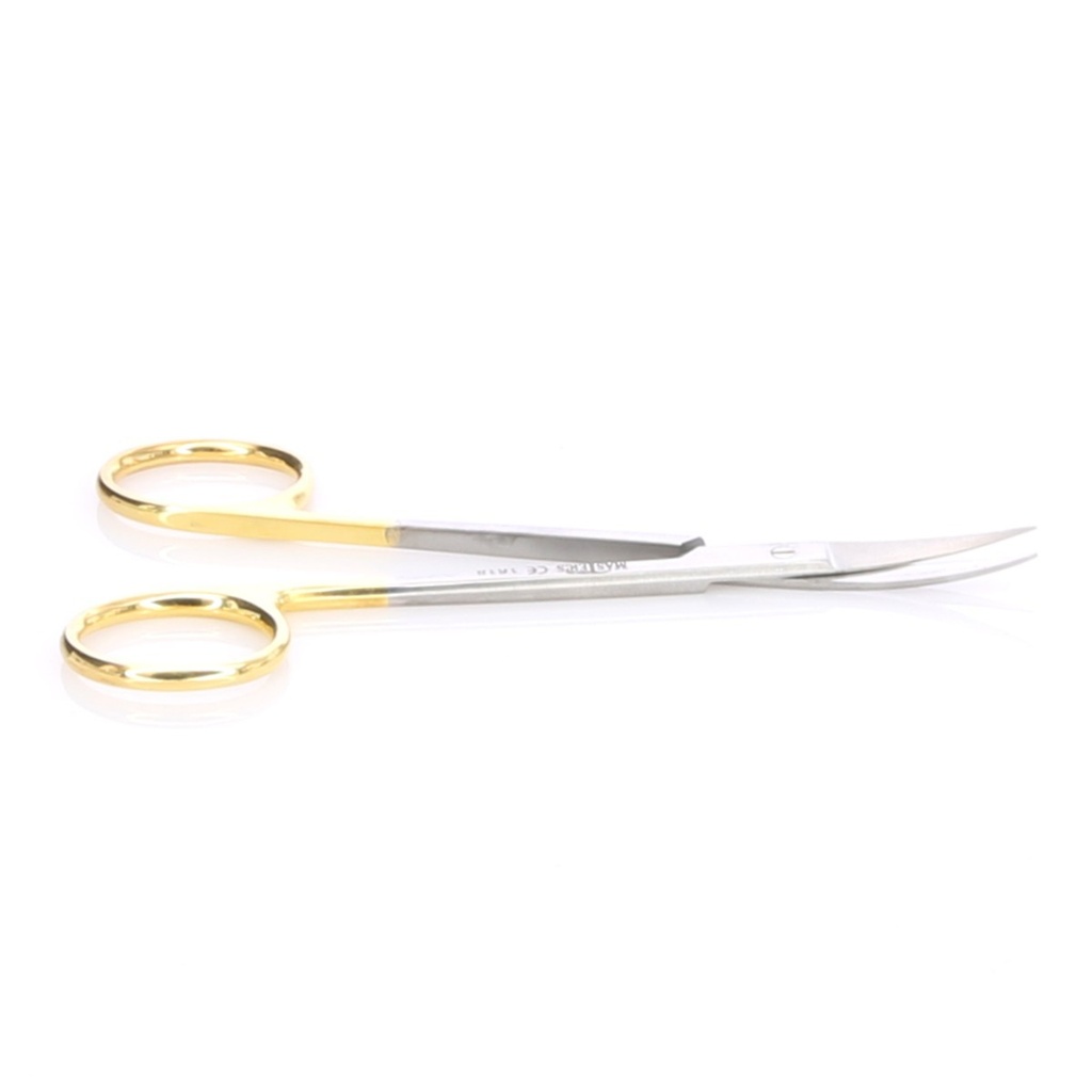 Tijera tejidos TC curva MASTER: corte preciso en odontología.