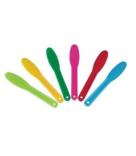 Espátula alginato plástico duro MASTER para mezclar materiales dentales.