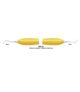 Espátula Heidemann COMPO Master 988 SL de 2mm, mango silicona 10mm.