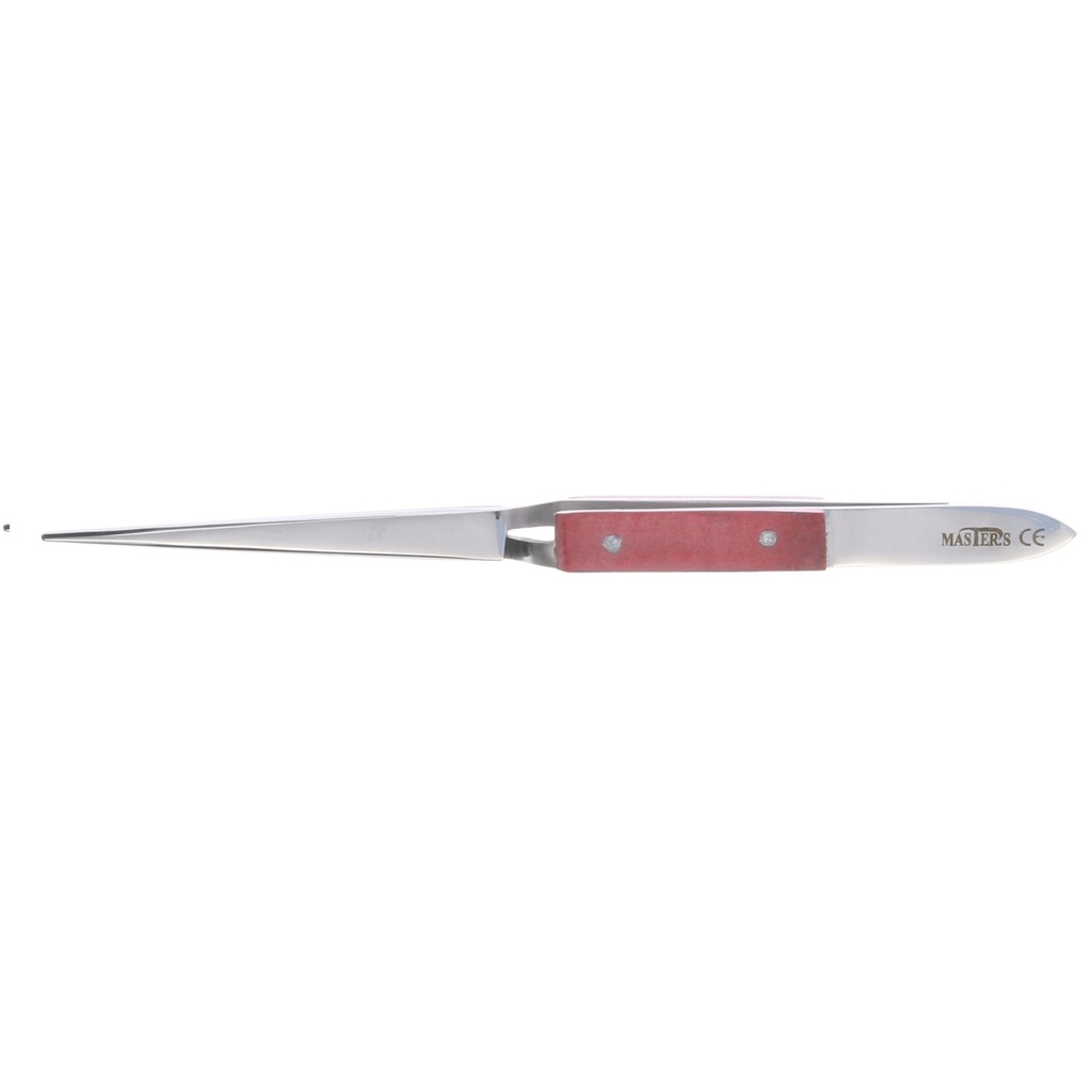 Pinza recta laboratorio dental MASTER. Herramienta precisa para trabajos protésicos.