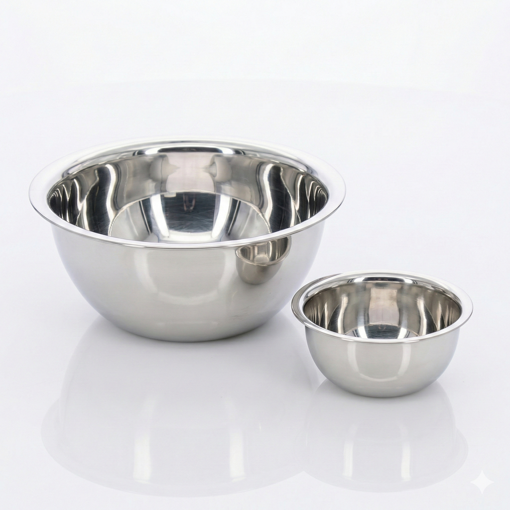 Batea inox 60mm MASTER para mezclar materiales dentales.