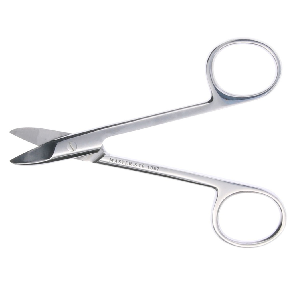 Tijera laboratorio dental MASTER corte grueso recta.