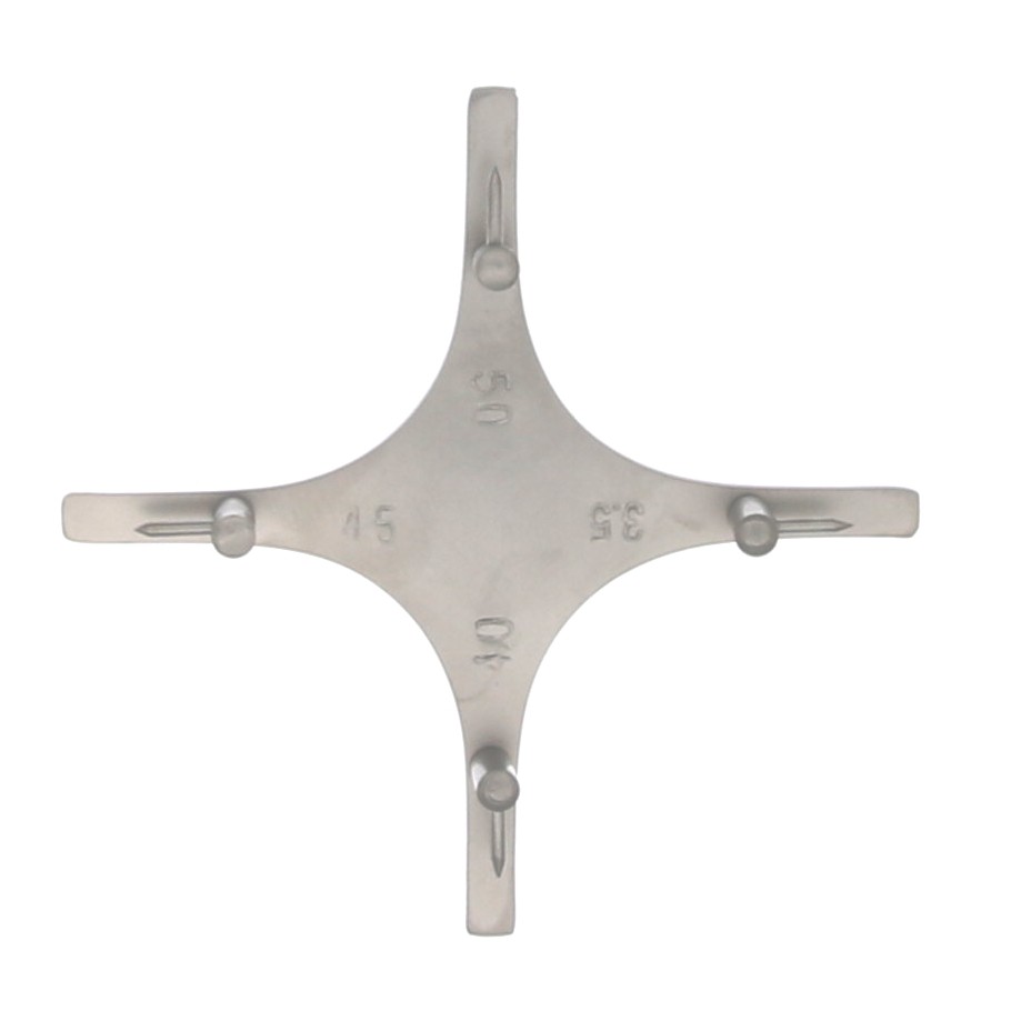 Altímetro brackets estrella Master: Posicionamiento preciso y fácil.