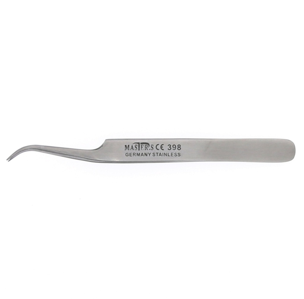 Pinza ortodoncia curva puntiaguda Master para brackets.