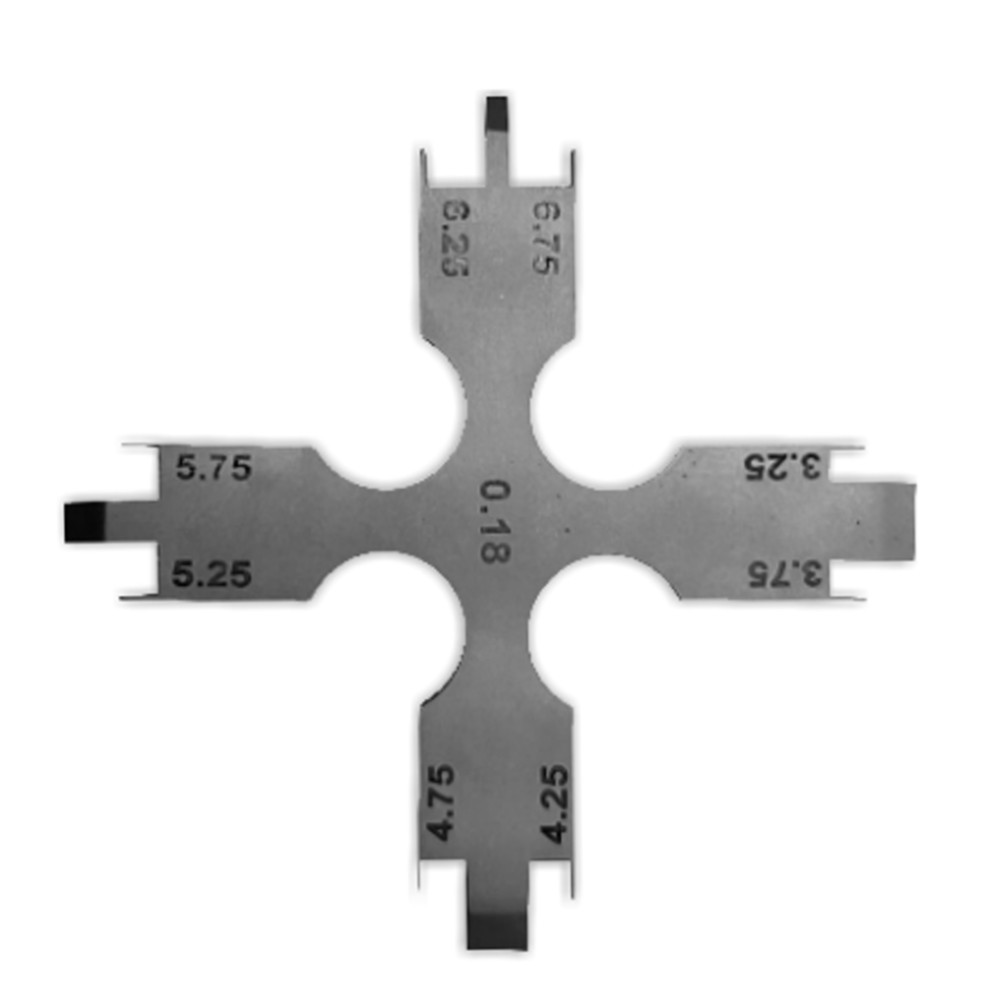 Posicionador de Brackets Estrella para Slot .018