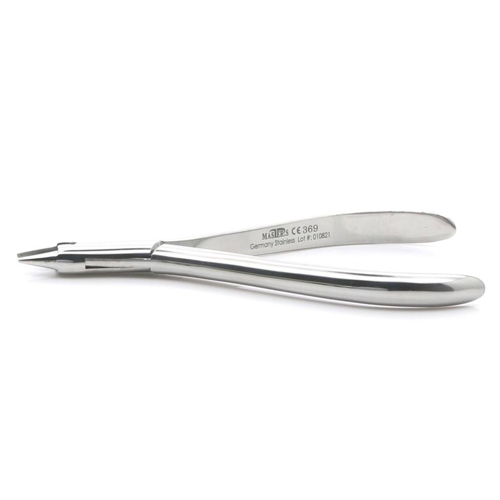 Alicate Angle puntas lisas 12cm Master para ortodoncia.