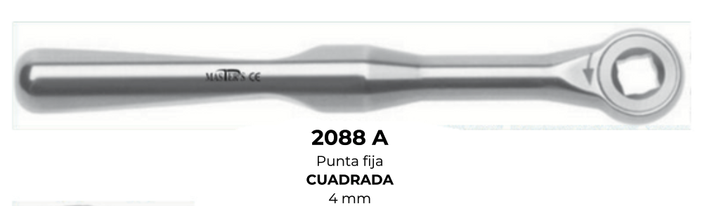 Llave torque punta fijo 4mm cuadrado