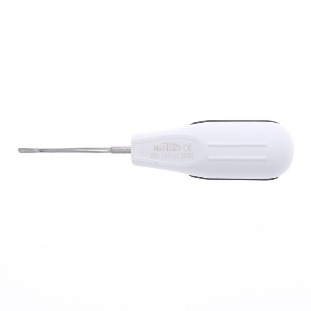 Luxador Cóncavo Curvo Master: Instrumento dental para extracciones atraumáticas.