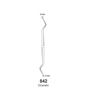 Excavador cucharilla media bola Master. Instrumento dental.