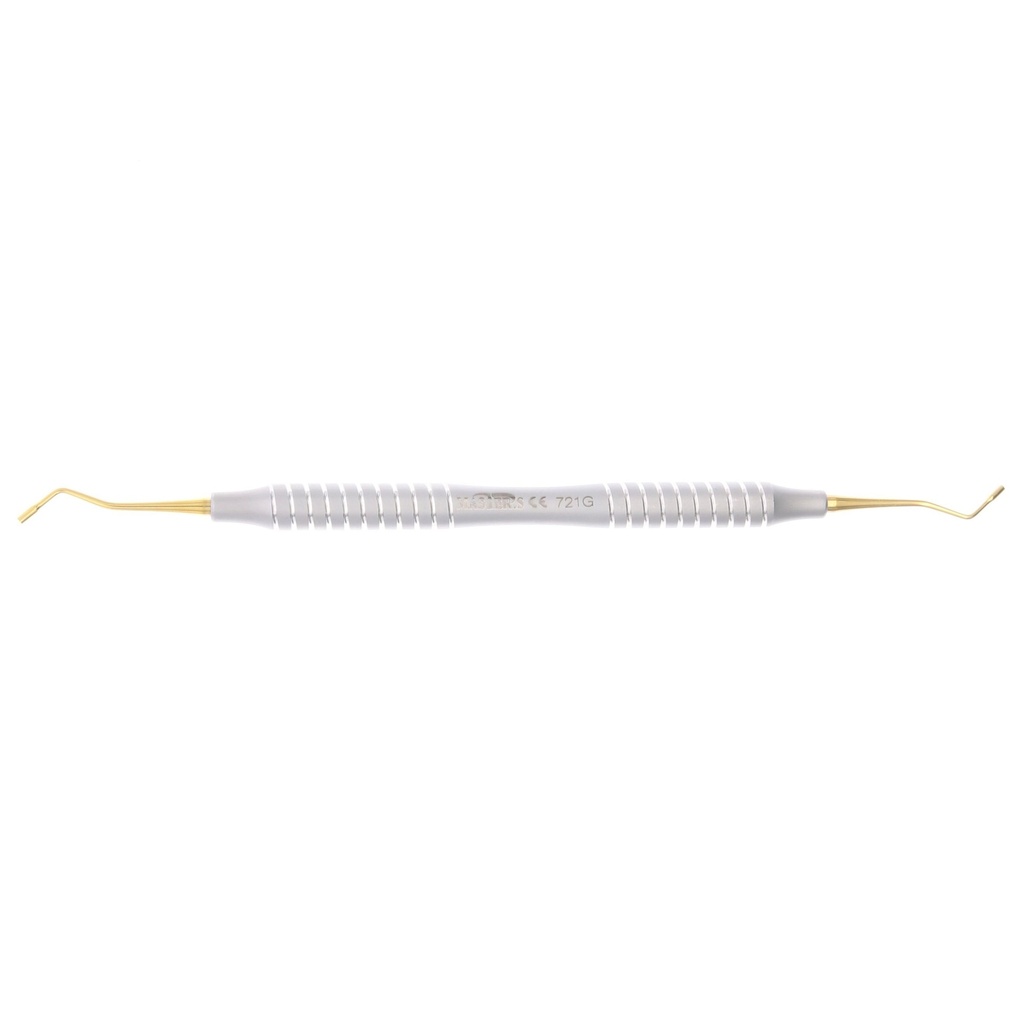 Atacador-Condensador doble titanio Gold Line Master para odontología.
