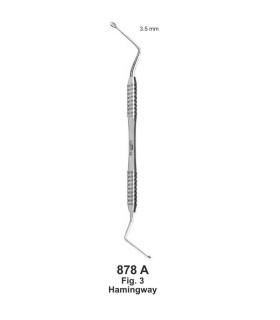 Cureta Hemingway Master mango Tornado para higiene dental.
