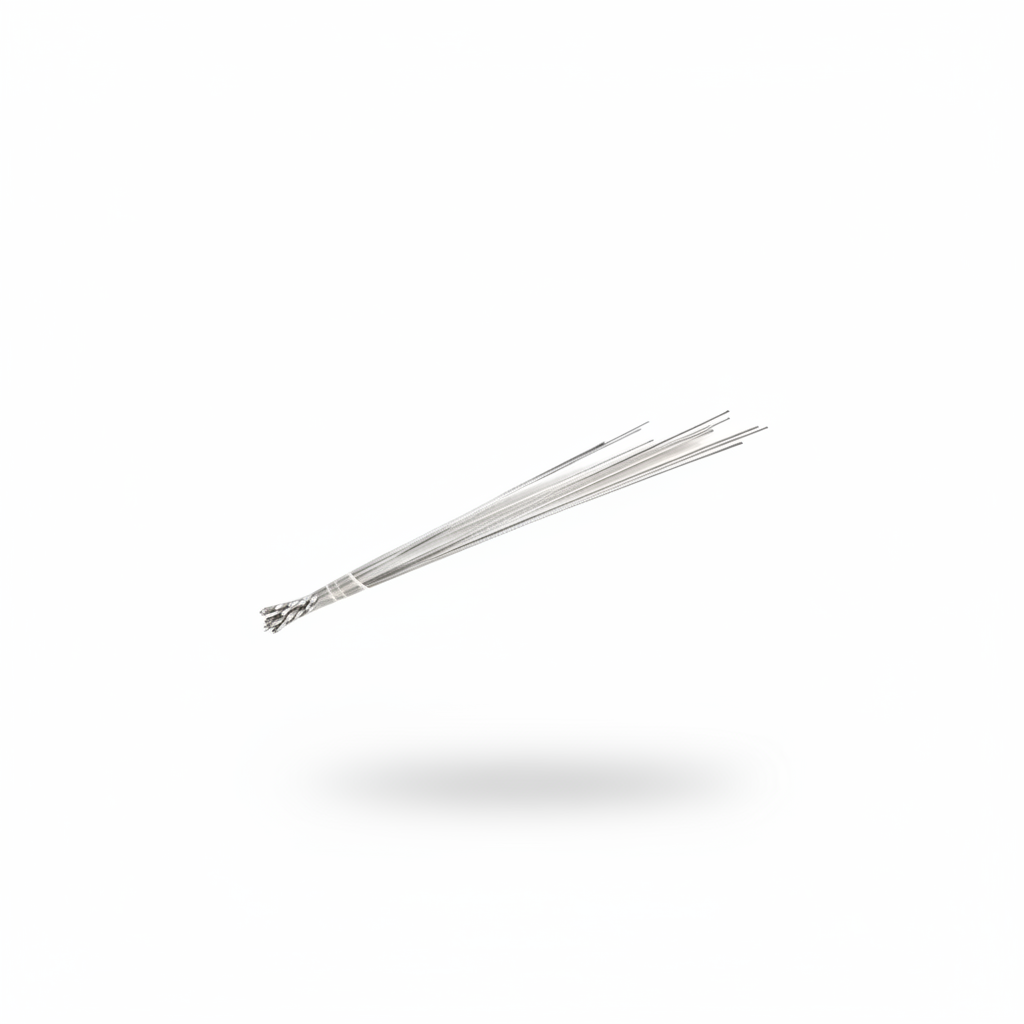 Varillas de Alambre Acero Redondo Tubo 10 uds.