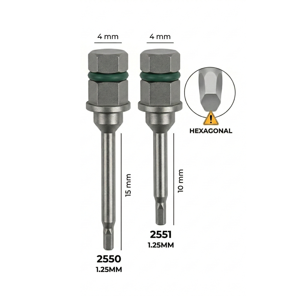Destornillador dental 1.25mm Master conexión 4mm.