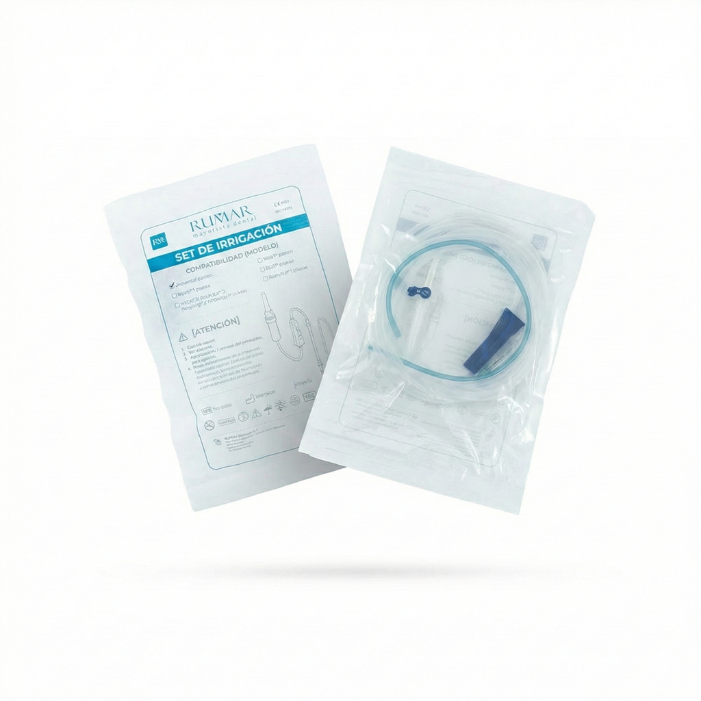 Tubo irrigación RUMAR universal para implantes y cirugía.