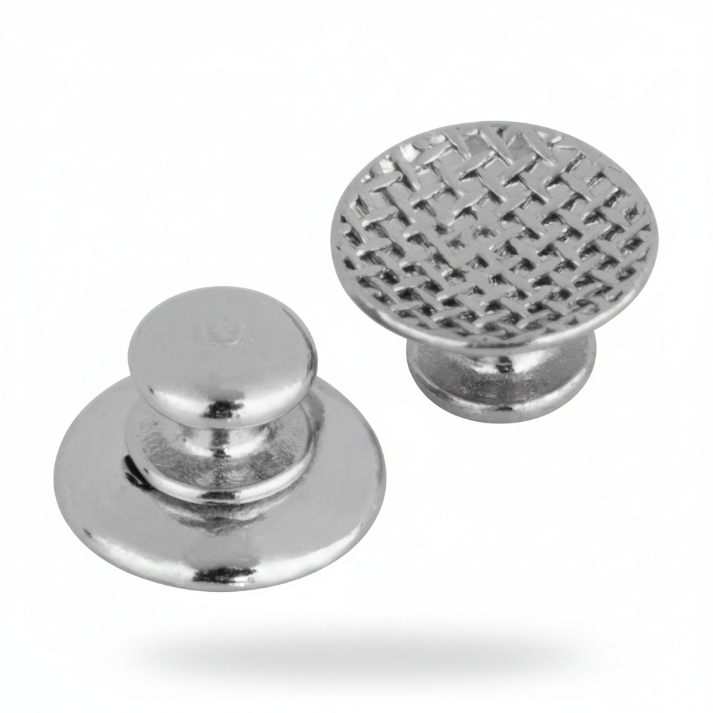 Botón Lingual Redondo Cóncavo