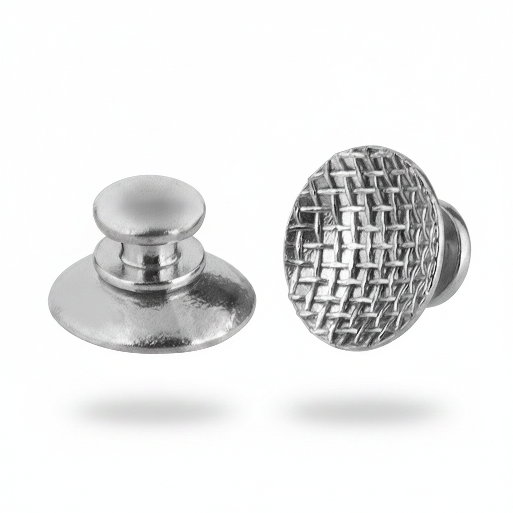 Botón Lingual Rectangular Cóncavo