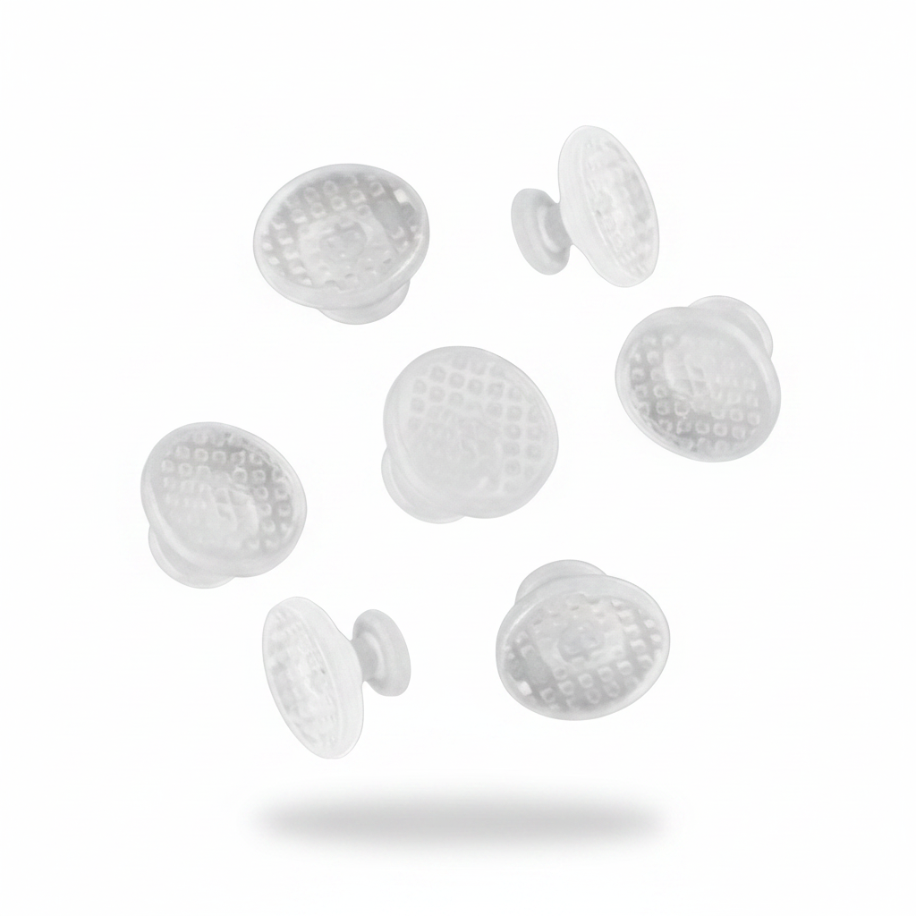 Botón Lingual Cerámico Redondo