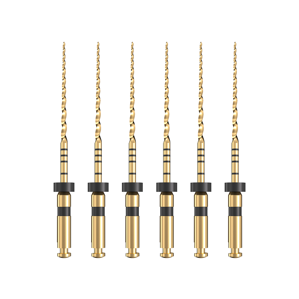 Lima endodoncia DM-F1 movimiento continuo KP-4004-25 | 6 Uds.