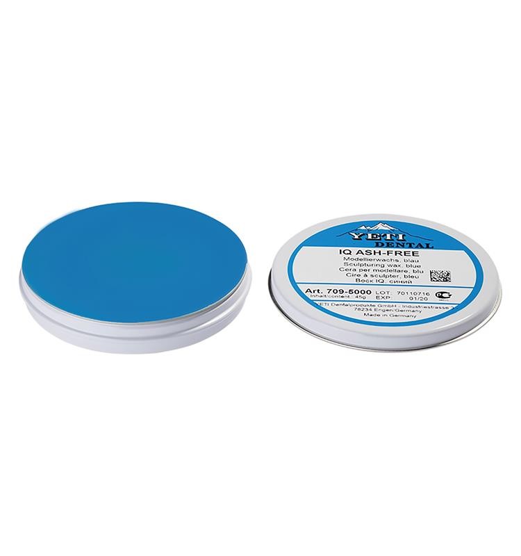 Cera para modelar IQ Ash-Free Yeti Dental (lata de 45 g)