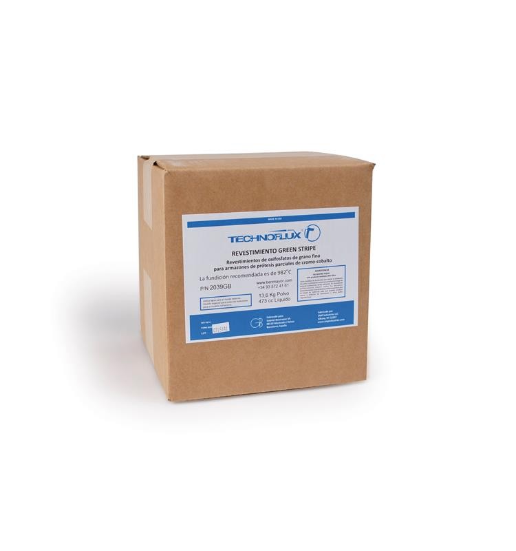 Revestimiento para esqueléticos Green Stripe Technoflux (13,6 kg + líquido)