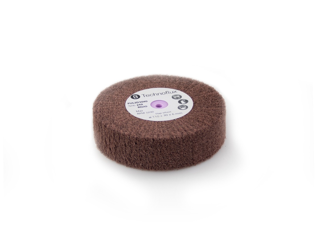 Disco radial de satinado Technoflux (110 × 30 mm)