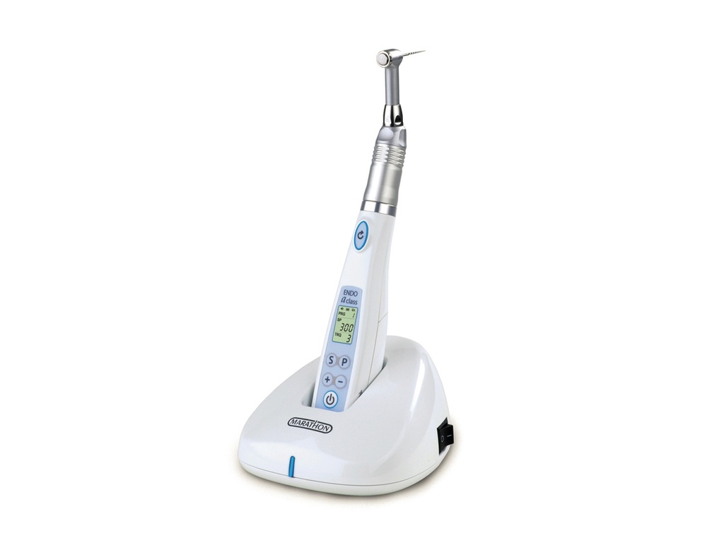 Motor de endodoncia inalámbrico Krafit Endo-A-Class con contraángulo y cargador