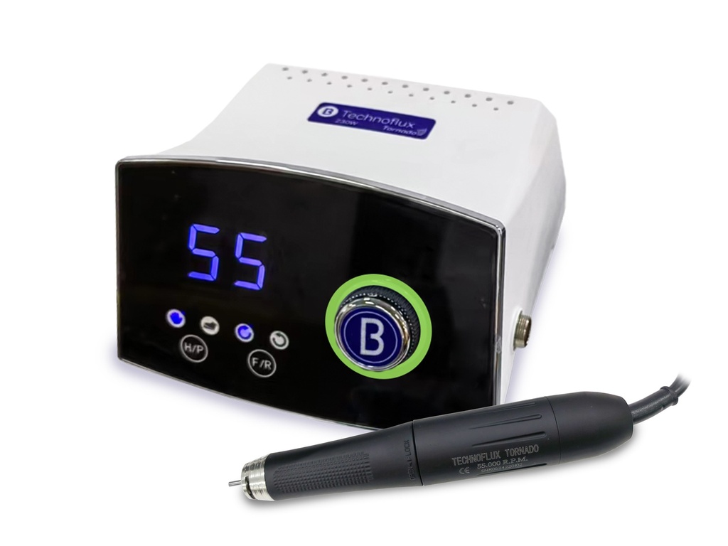 Micromotor de inducción Technoflux Tornado 230 W (55.000 rpm)