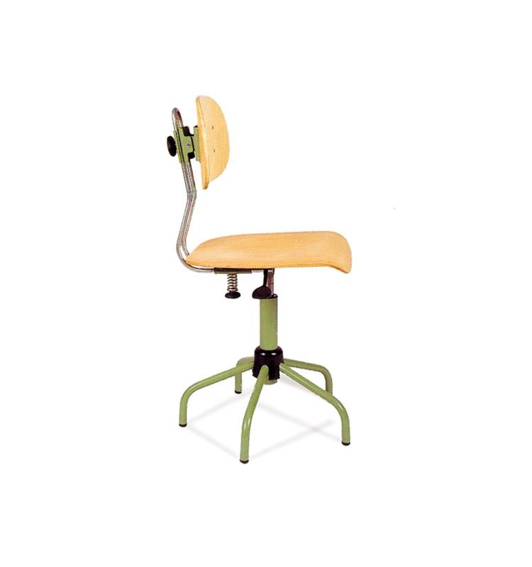 Silla y taburete de taller Technoflux con gas