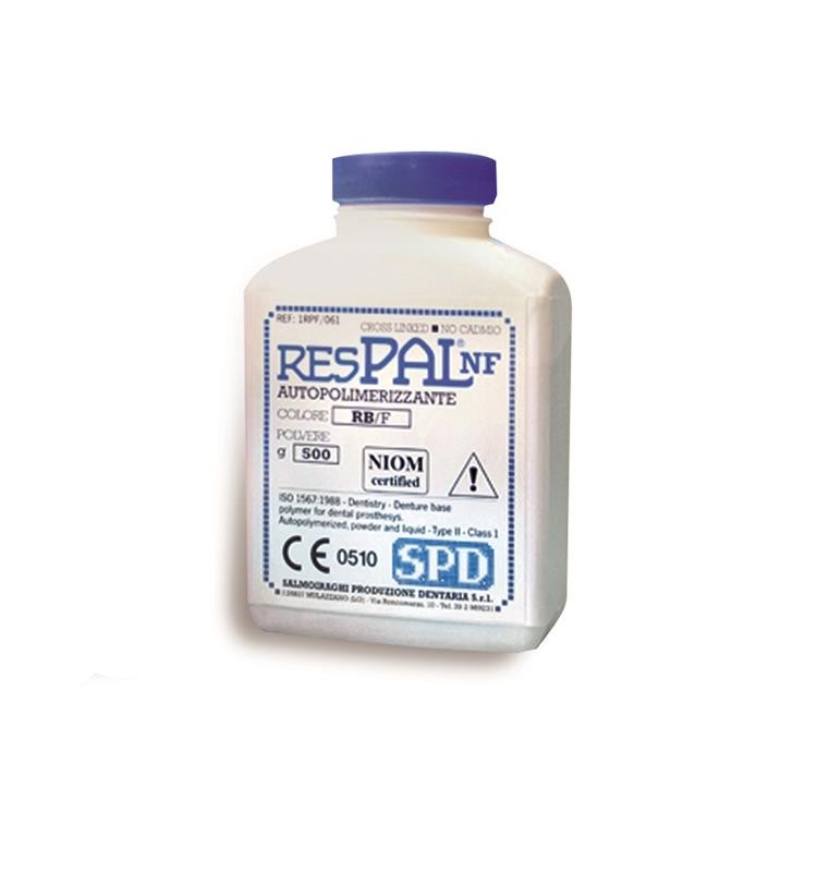 Resina autopolimerizable SPD Respal NF en polvo rosa