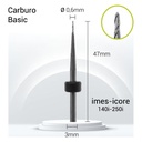 II3-J10-006 Carburo 3mm Zirconio, Pmma,Peek,