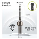 II6-J12C-025 Carburo + Diamante 6mm