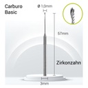 ZZ3-J07-010 Carburo 3mm Zirconio,Pmma,Cera, Sinter