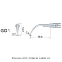 Punta ultrasonidos GD1  | Profilaxis