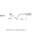 Punta ultrasonidos P1T | Perio, Tratamiento Titanio
