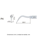 Punta ultrasonidos P4 | Perio