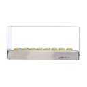 Fresero de Acero Inoxidable para 16 Fresas