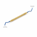 Espatula Heidman titanio Entero AZUL/DORADO