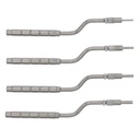 Osteotomo Angulado Concavo con Tope Roscado (Punta Milimetrada)