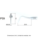 Punta Woodpecker P59. Especial para PT-A, PT-B, PT3 y PT5 | Perio